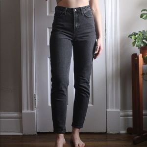 Topshop black denim jeans